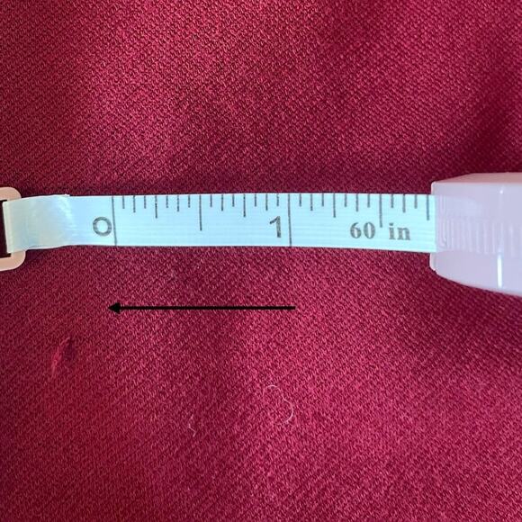 cAbi Ava Dark Red / Burgundy Straight Leg Trousers / Dress Pants  Size 4 - Picture 14 of 14